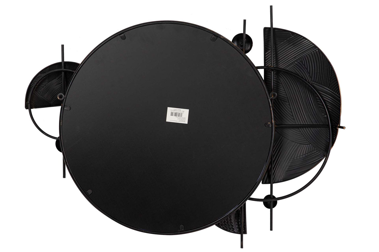 DECORAZIONE A PARETE IN METALLO CON SPECCHIO