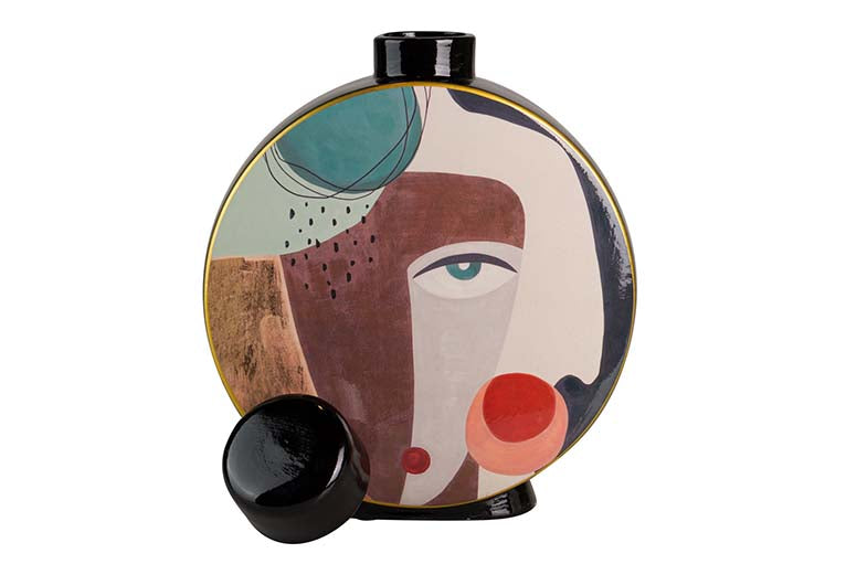 POTICHE CERAMICA CARA PICCOLA