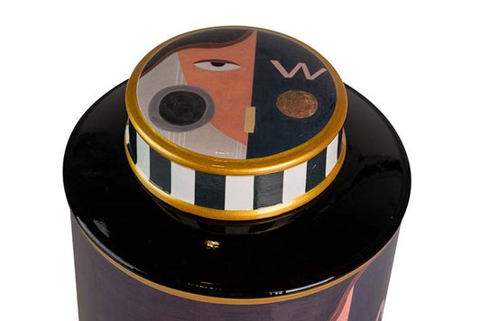 POTICHE CERAMICA CARA PICCOLA