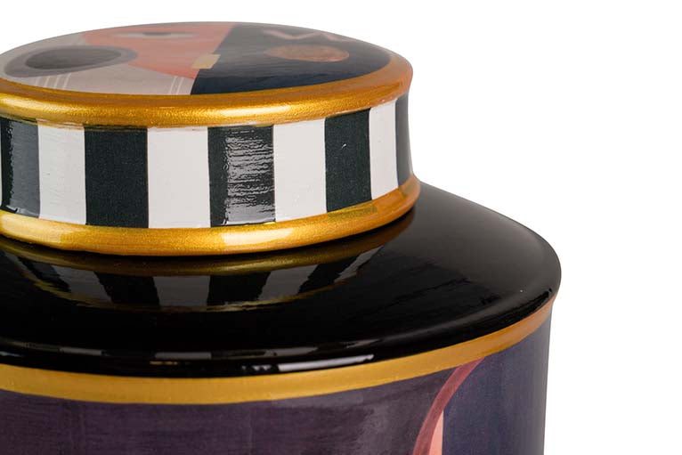 POTICHE CERAMICA CARA PICCOLA