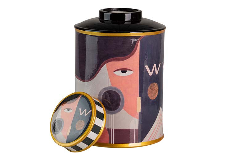 POTICHE CERAMICA CARA PICCOLA