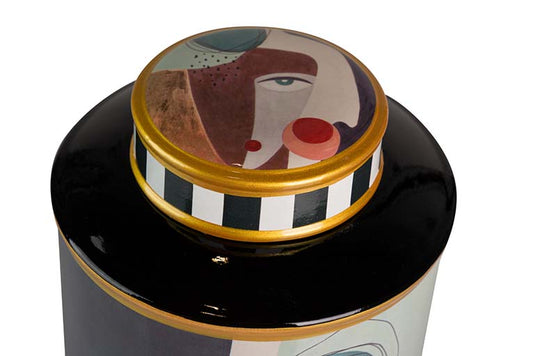 POTICHE CERAMICA CARA GRANDE