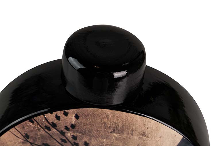 POTICHE CERAMICA DONNA CON CAPPELLO PICCOLA