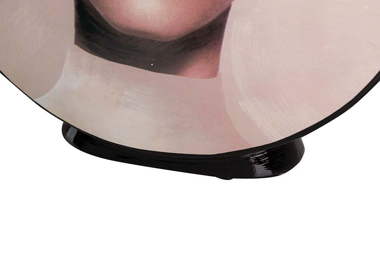 POTICHE CERAMICA DONNA CON CAPPELLO GRANDE