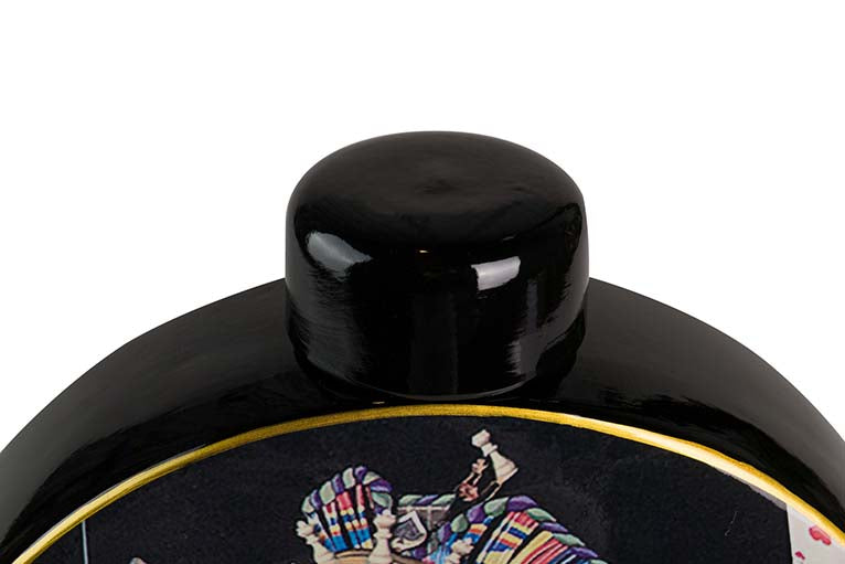 POTICHE CERAMICA SCACCHI GRANDE