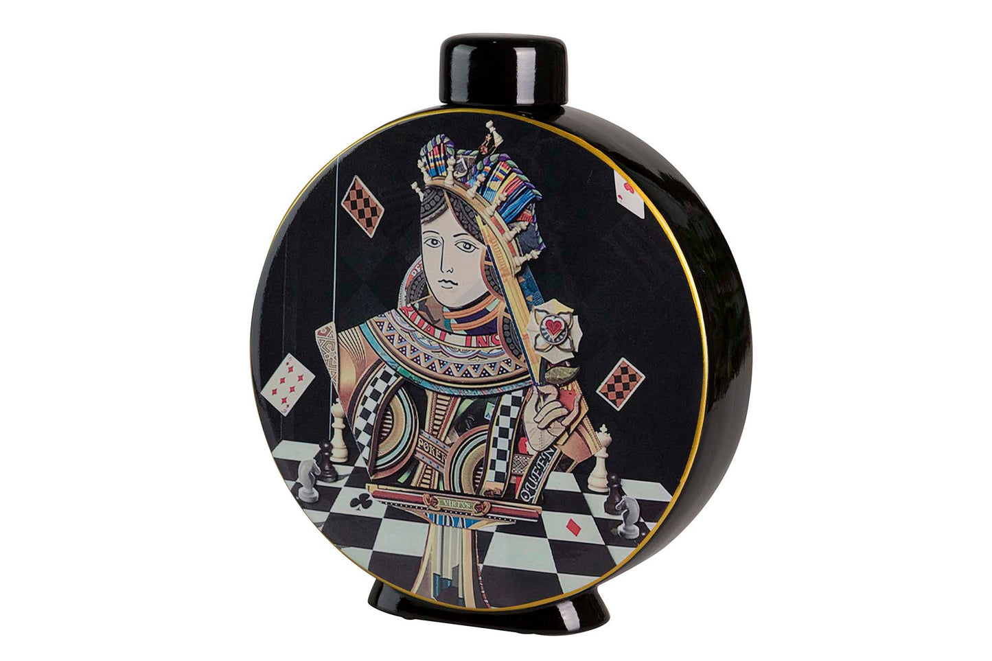 POTICHE CERAMICA SCACCHI GRANDE