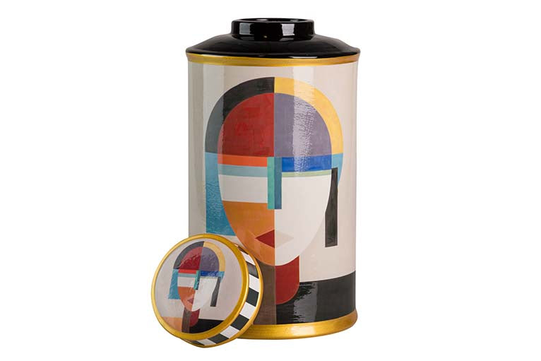 POTICHE CERAMICA CARA GRANDE