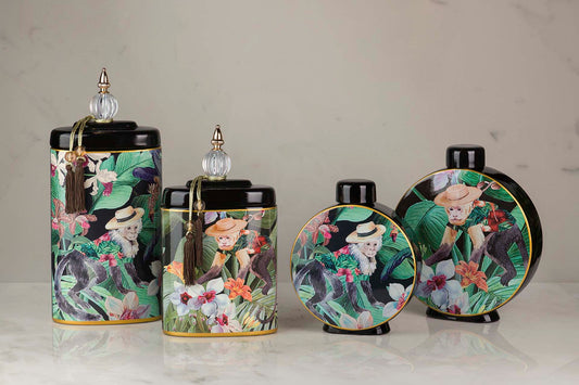 POTICHE CERAMICA GIUNGLA PICCOLA