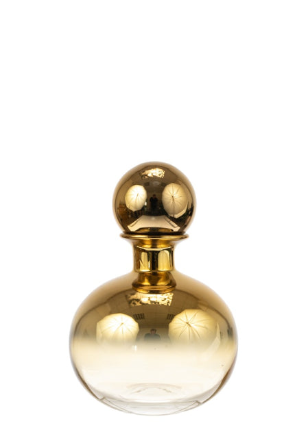 DECANTER VETRO GOLD PICCOLO BASSO