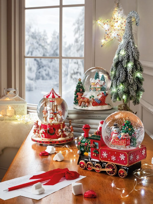 BOULES DE NEIGE CON CARILLON - TRENINO