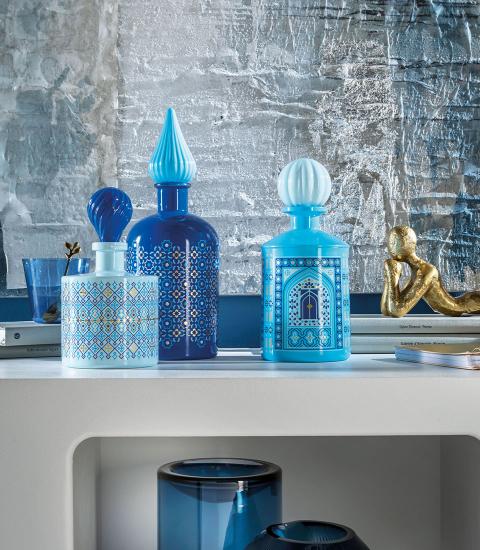 BOTTIGLIA DECORATIVA CON TAPPO 0,50Lt - SAMARCANDA