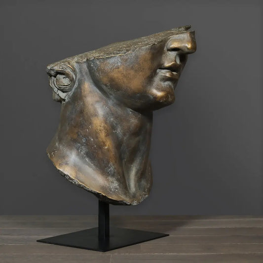 FRAMMENTO DI APOLLO BRONZO MUSEO METROPOLITAN NEW YORK