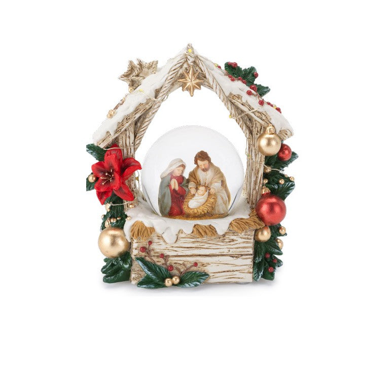 GLOBO NATIVITA' CON LUCE