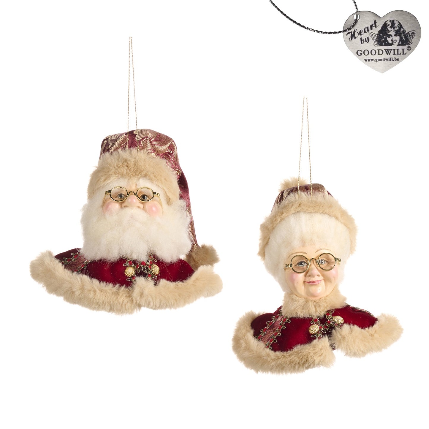 DECORAZIONI BABBO E MAMMA NATALE