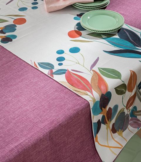 RUNNER ANTIMACCHIA - GIVERNY CON SCATOLA DA CONFEZIONE