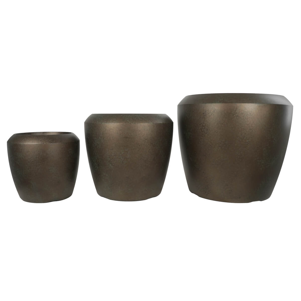 SET 3 VASI CONCHINO METAL