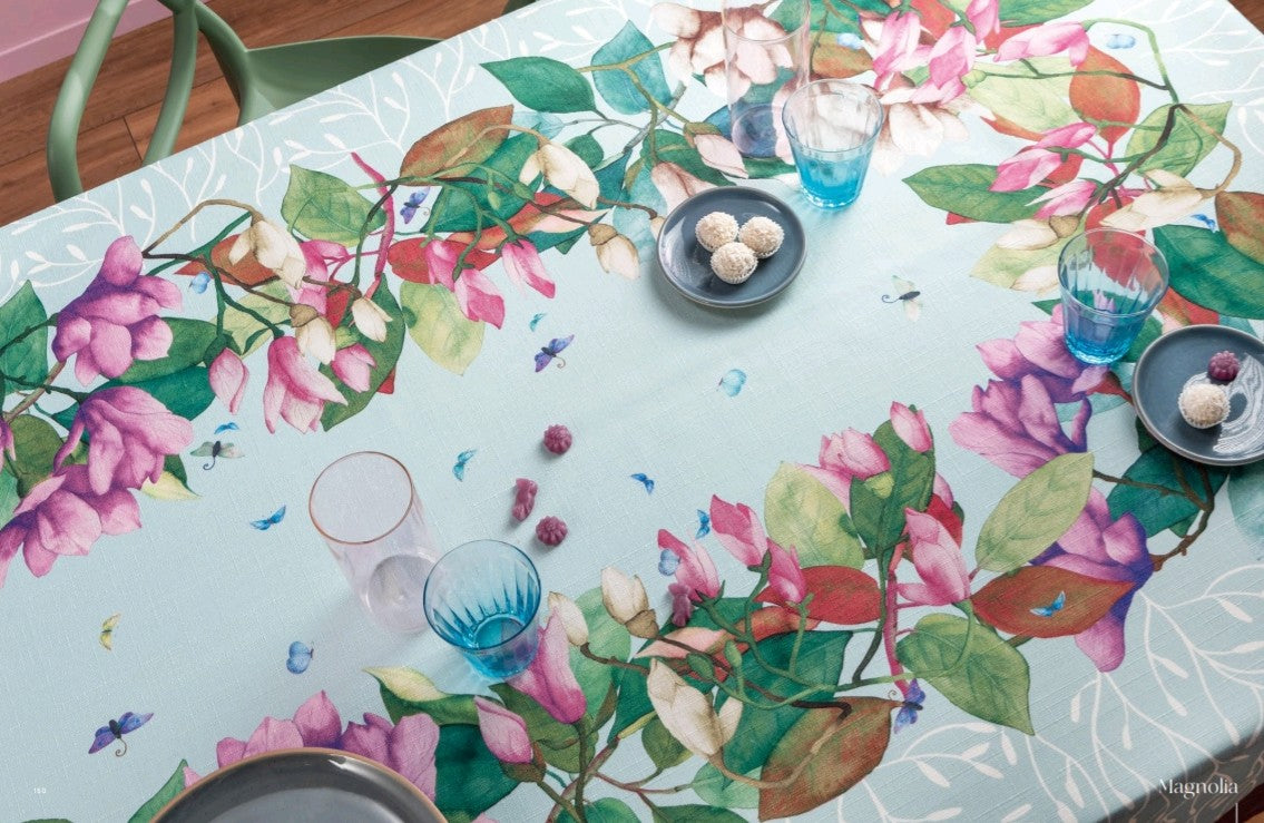 RUNNER ANTIMACCHIA - MAGNOLIA CON SCATOLA DA CONFEZIONE