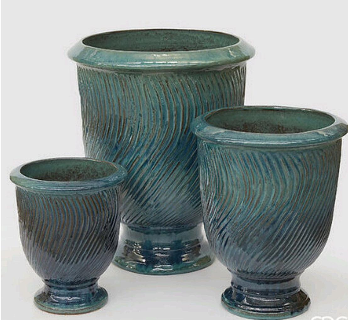 VASO GLAZE ATLAS ONDE COPPA set 3PZ