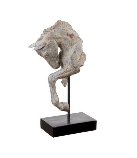 SCULTURA DECORATIVA CAVALLO