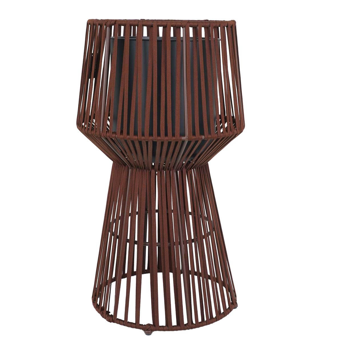 VASO CORDE MARRONE SCURO PICCOLO