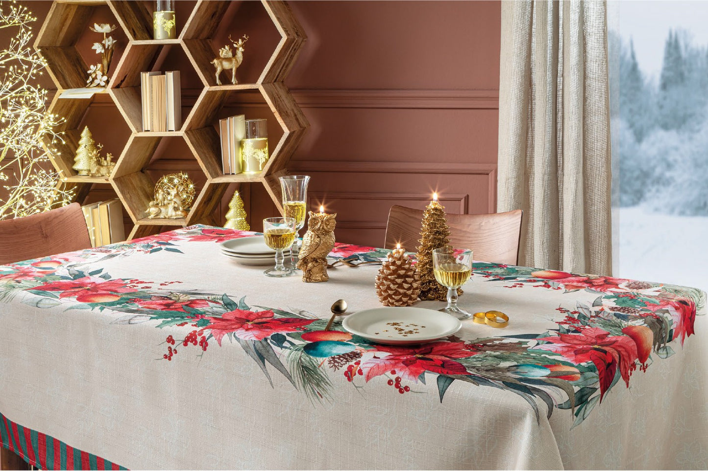 RUNNER ANTIMACCHIA - STELLE DI NATALE