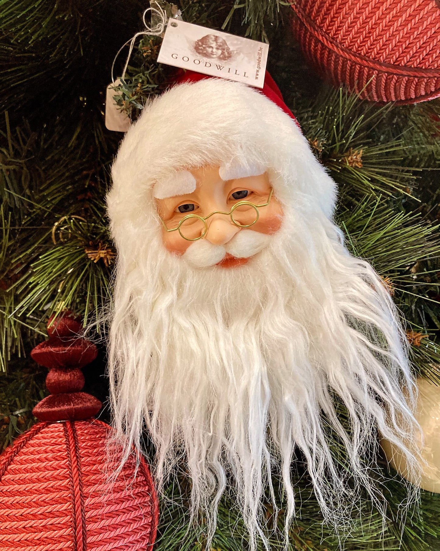 VOLTO DI BABBO NATALE DA APPENDERE