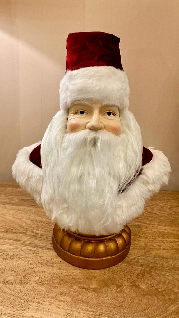 MEZZO BUSTO DI BABBO NATALE GOODWILL