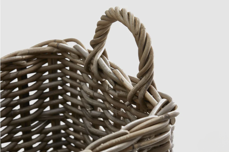 CESTO RATTAN QUADRATO SET 2PZ