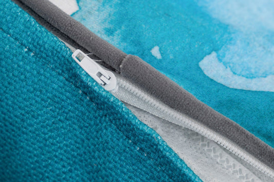 CUSCINO FIORI ACQUERELLO VELLUTO