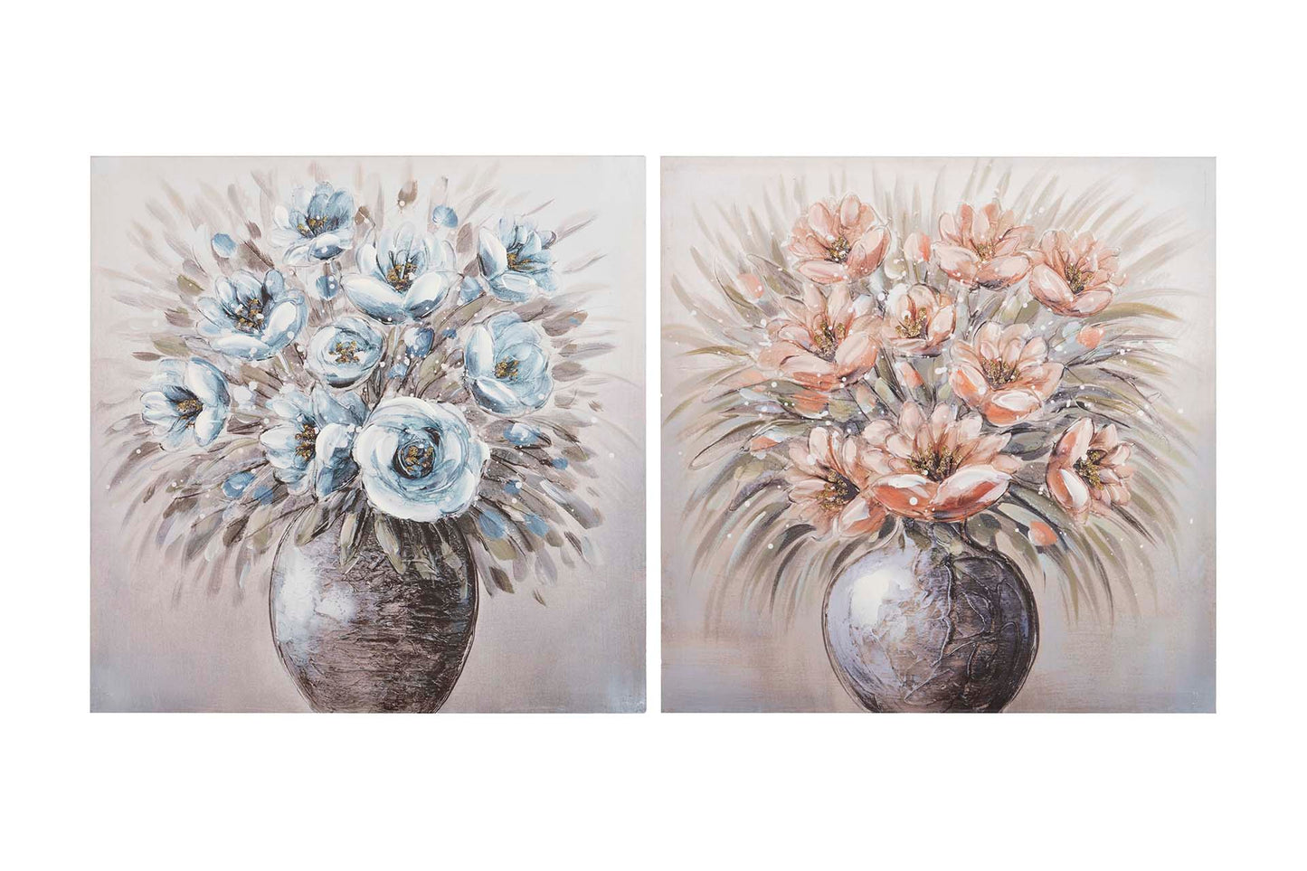 QUADRI VASI CON FIORI