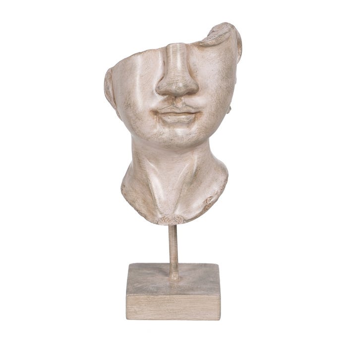 SCULTURA FACCIA BEIGE