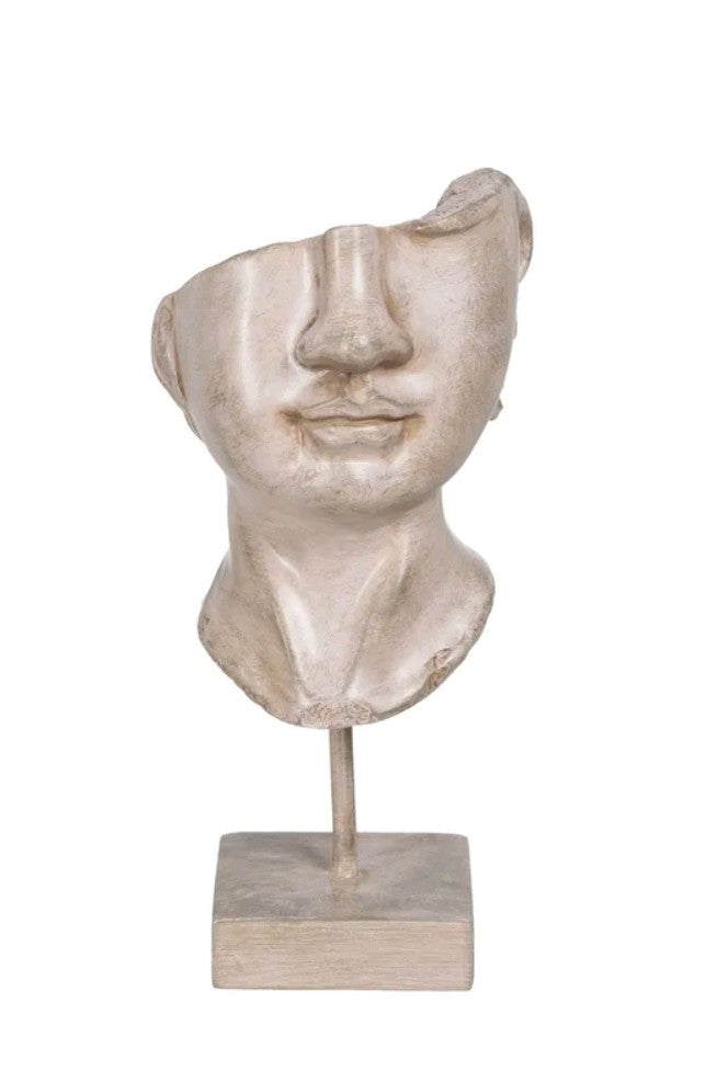 SCULTURA FACCIA BEIGE
