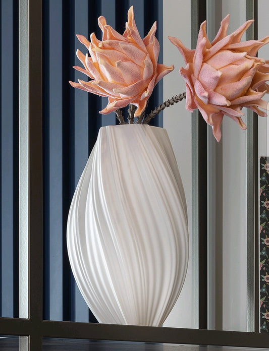 VASO TOURBILLON FLUSSI BIANCO