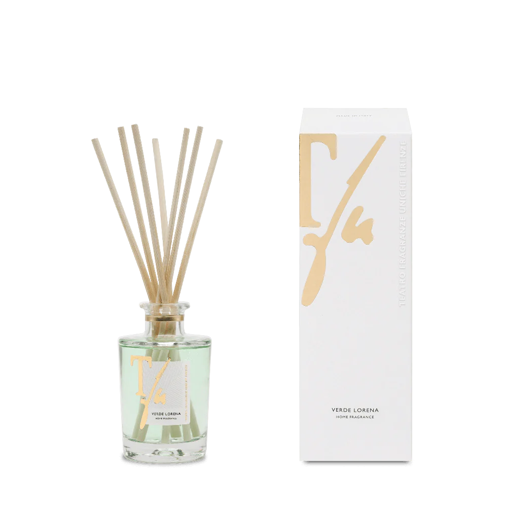 VERDE LORENA -BASIC COLLECTION- Diffusore con bastoncini 500 ml