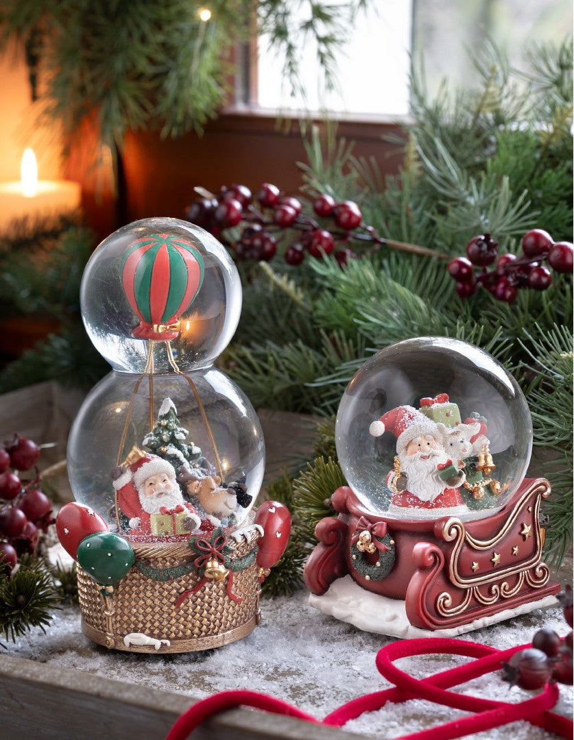 COLLEZIONE NATALIZIA - BOULE DE NEIGE E CARILLON