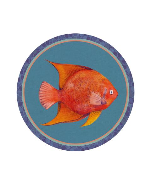 TOVAGLIETTA RIGIDA TURCHESE - PESCE ANGELO REGINA