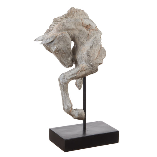 SCULTURA DECORATIVA CAVALLO NEOCLASSIC