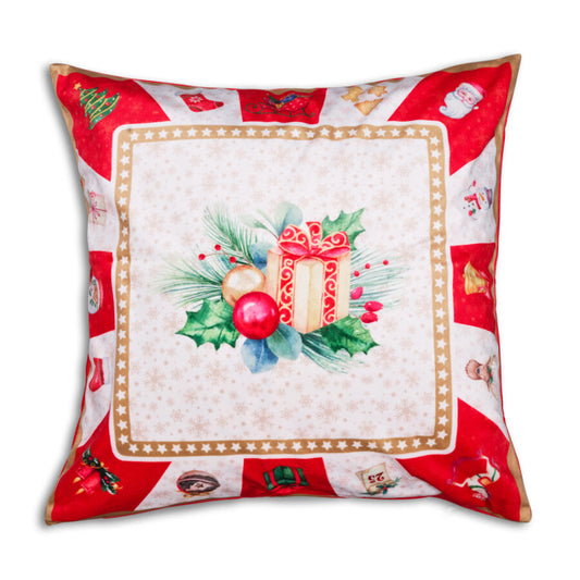 Christmas Package Velvet Cushion