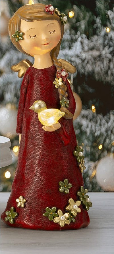 ANGEL GIRL LED ROSSO UCCELLO