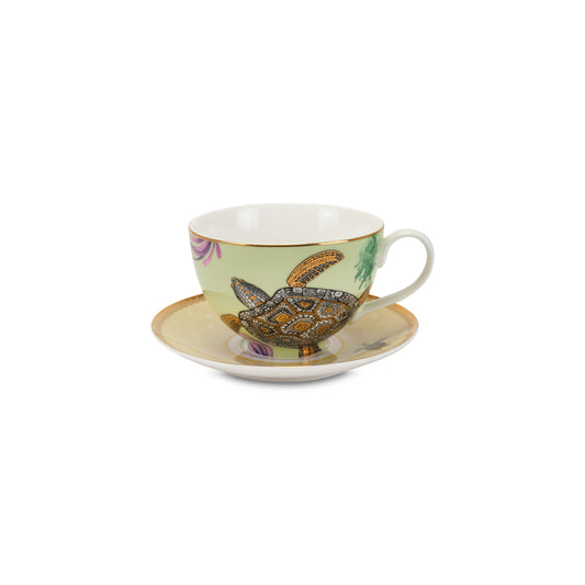 TAZZA COLAZIONE C/P TARTARUGA ANIMALIER