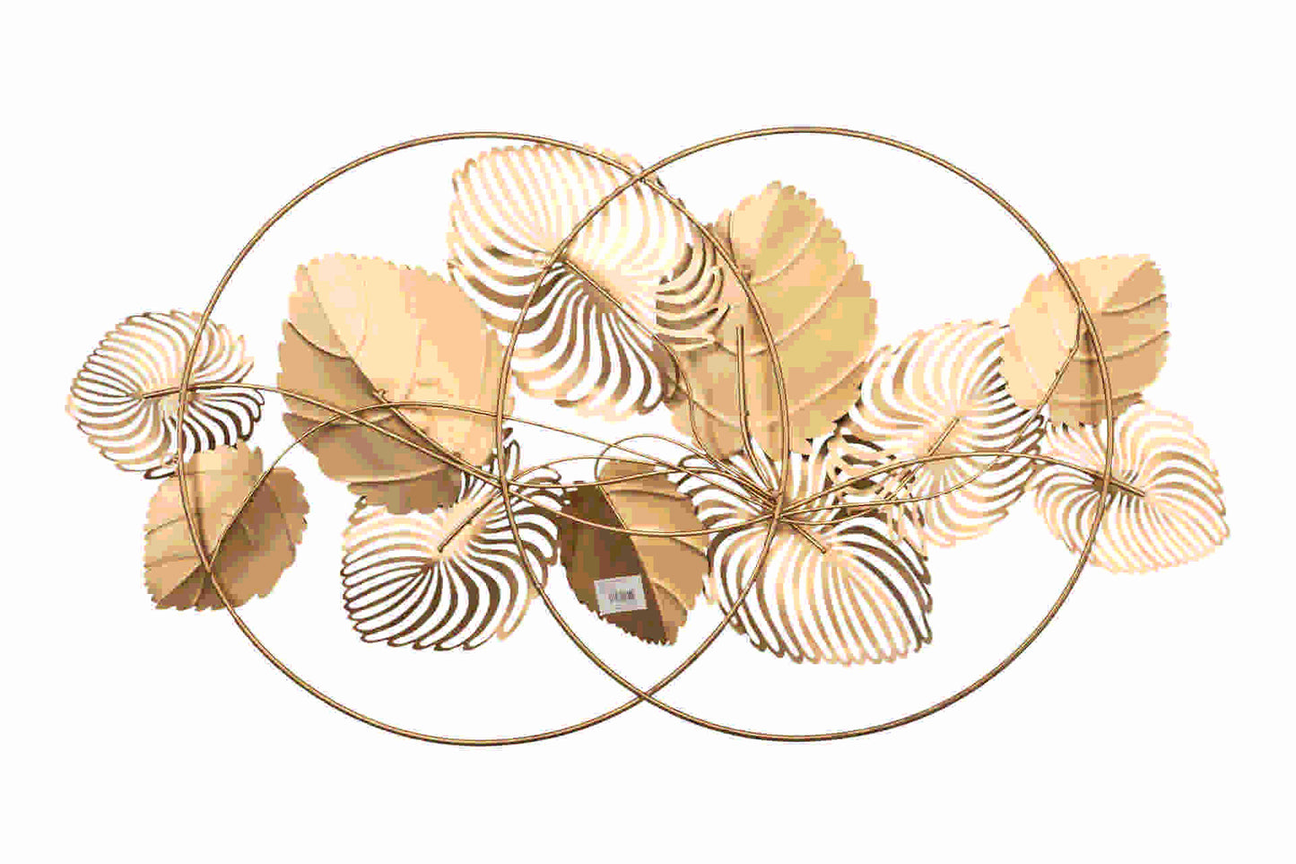 Metal figure with leaves