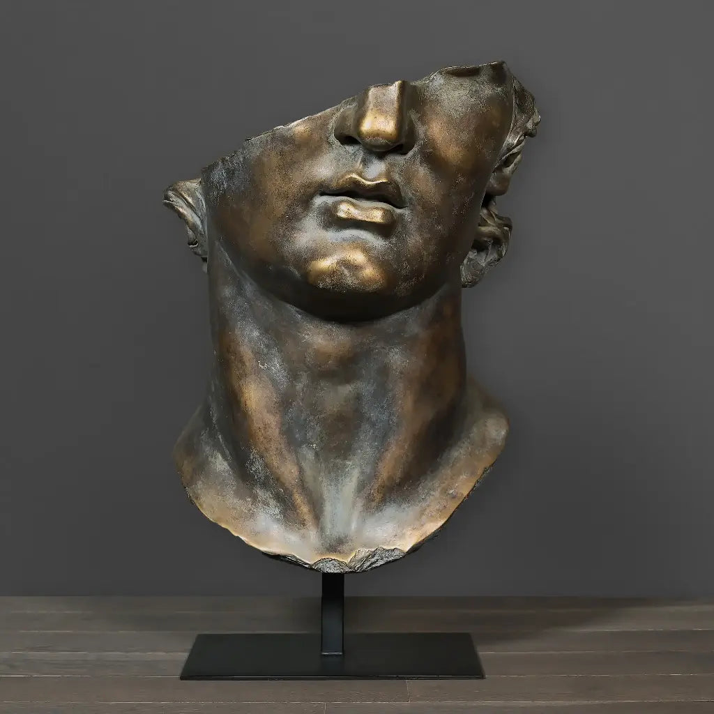 FRAMMENTO DI APOLLO BRONZO MUSEO METROPOLITAN NEW YORK