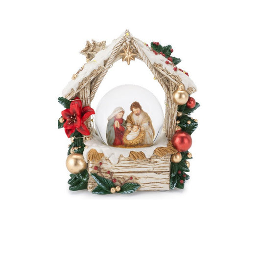 GLOBO NATIVITA' CON LUCE