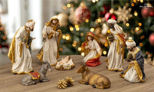 NATIVITA' RESINA 8 PEZZI