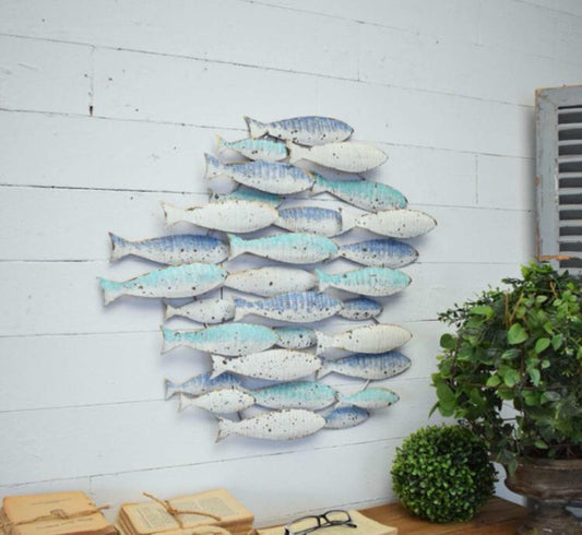Composition du mur de poissons