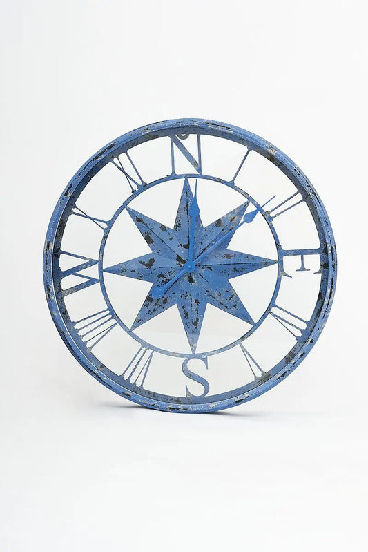 Compass Rose Clock