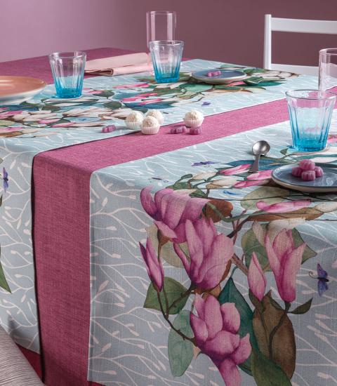 RUNNER ANTIMACCHIA - MAGNOLIA CON SCATOLA DA CONFEZIONE