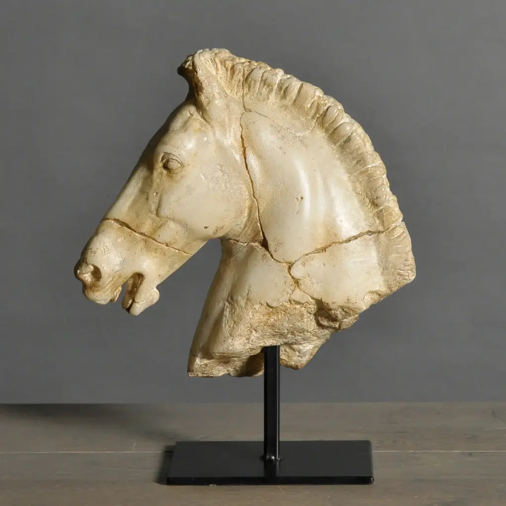 SCULTURA TESTA DI CAVALLO DI MONTI