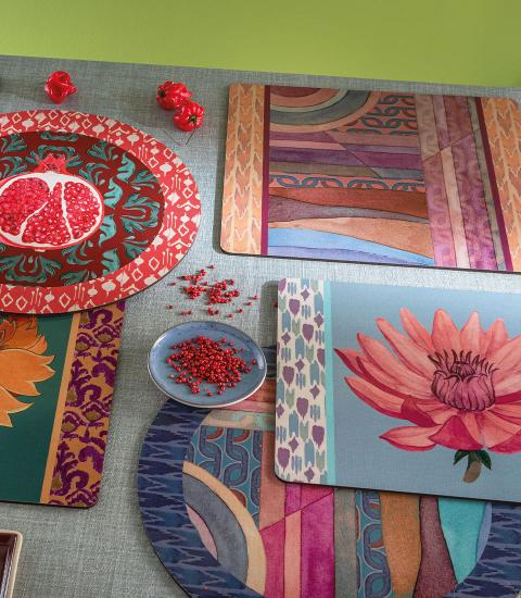 TOVAGLIETTA RIGIDA AVORIO - RIFLESSI DI LOTO