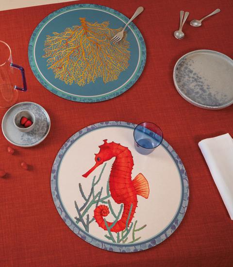 TOVAGLIETTA RIGIDA AVORIO - CAVALLUCCIO MARINO